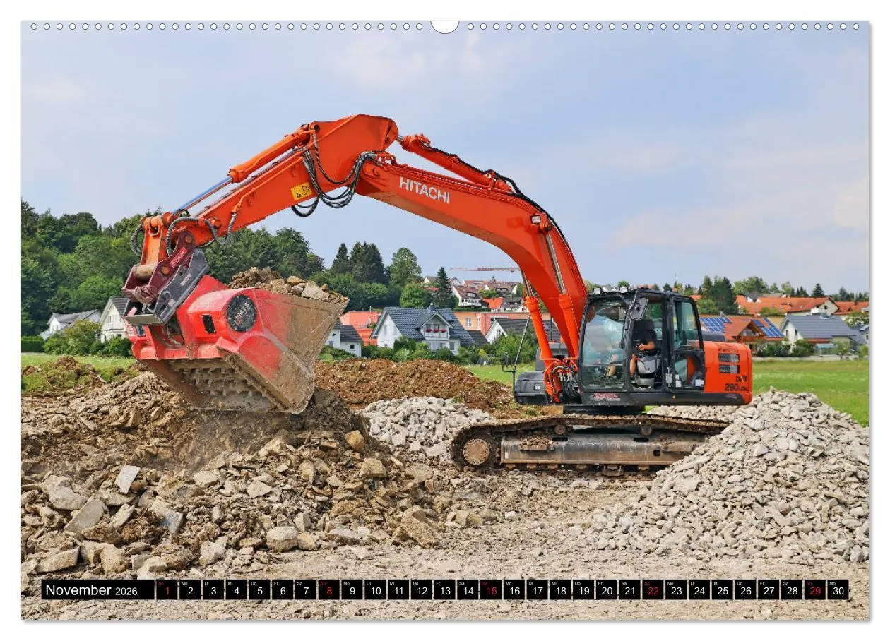 Bild: 9783457715536 | Baufahrzeuge auf der Baustelle (hochwertiger Premium Wandkalender...