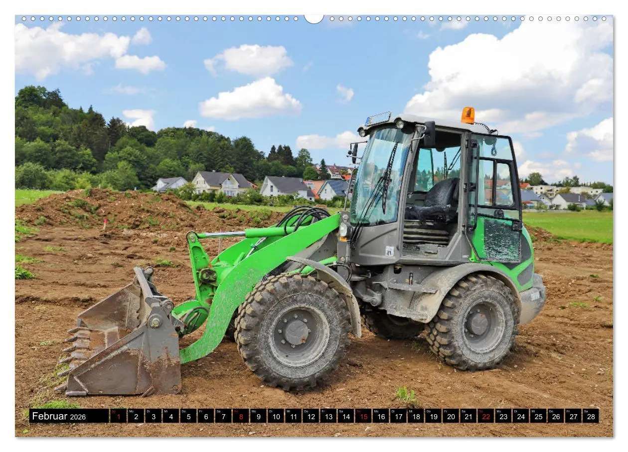 Bild: 9783457715536 | Baufahrzeuge auf der Baustelle (hochwertiger Premium Wandkalender...