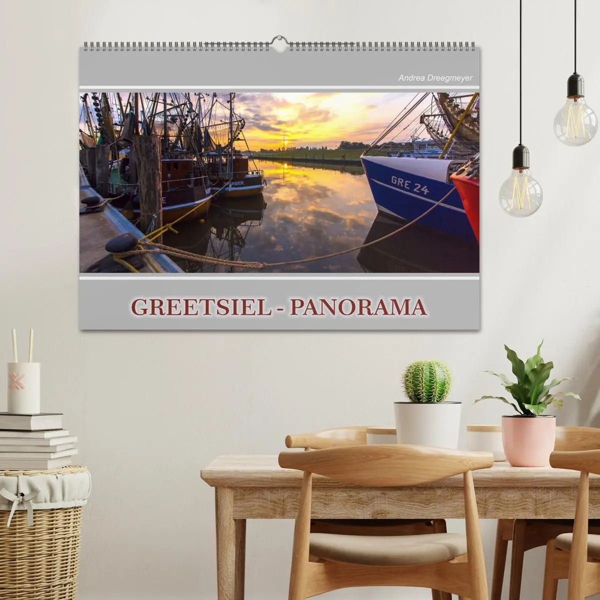 Bild: 9783457885536 | Greetsiel-Panorama (Wandkalender 2026 DIN A2 quer), CALVENDO...