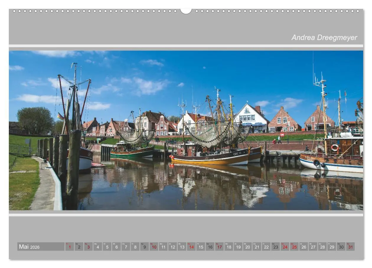 Bild: 9783457885536 | Greetsiel-Panorama (Wandkalender 2026 DIN A2 quer), CALVENDO...