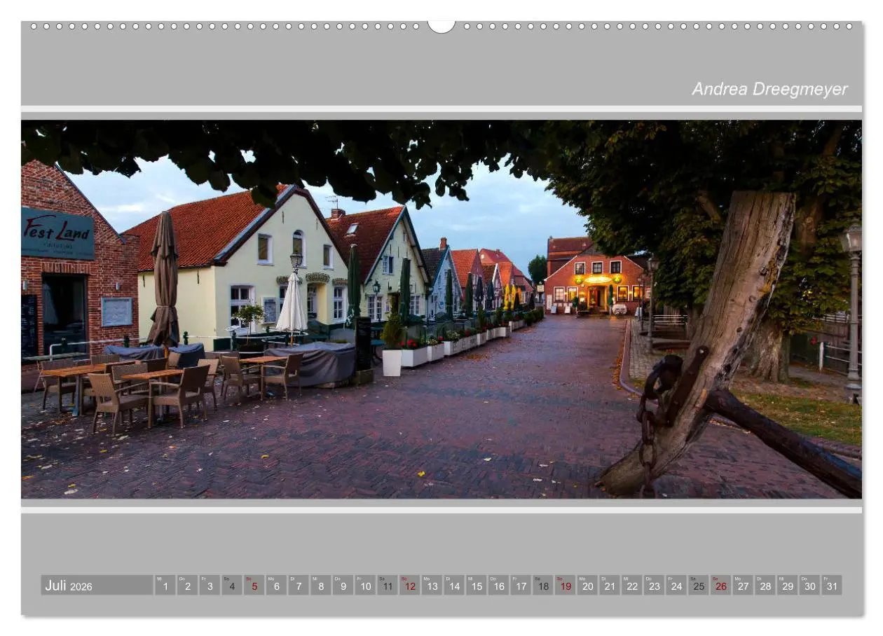 Bild: 9783457885536 | Greetsiel-Panorama (Wandkalender 2026 DIN A2 quer), CALVENDO...