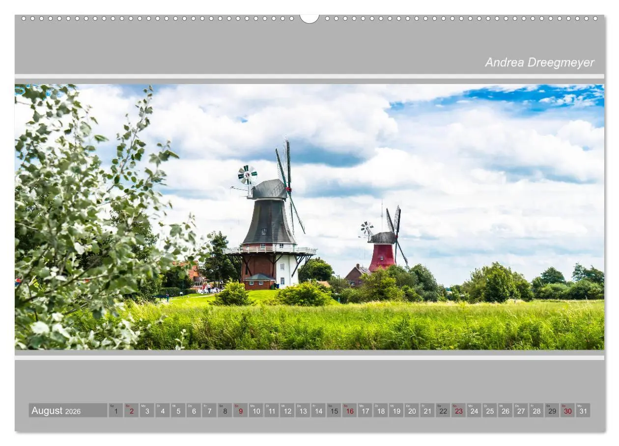 Bild: 9783457885536 | Greetsiel-Panorama (Wandkalender 2026 DIN A2 quer), CALVENDO...