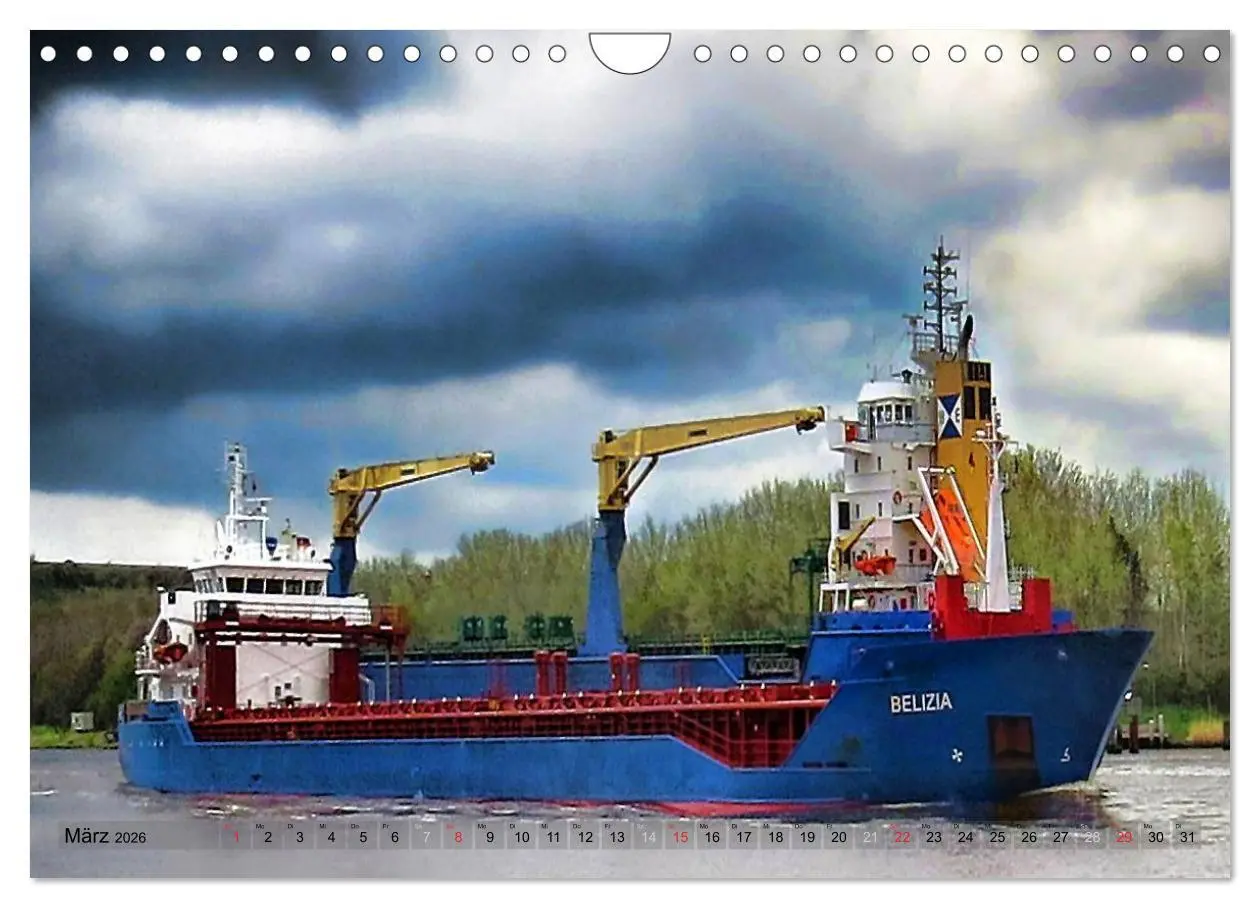 Bild: 9783516045536 | Transportschiffe Giganten der Meere (Wandkalender 2026 DIN A4...