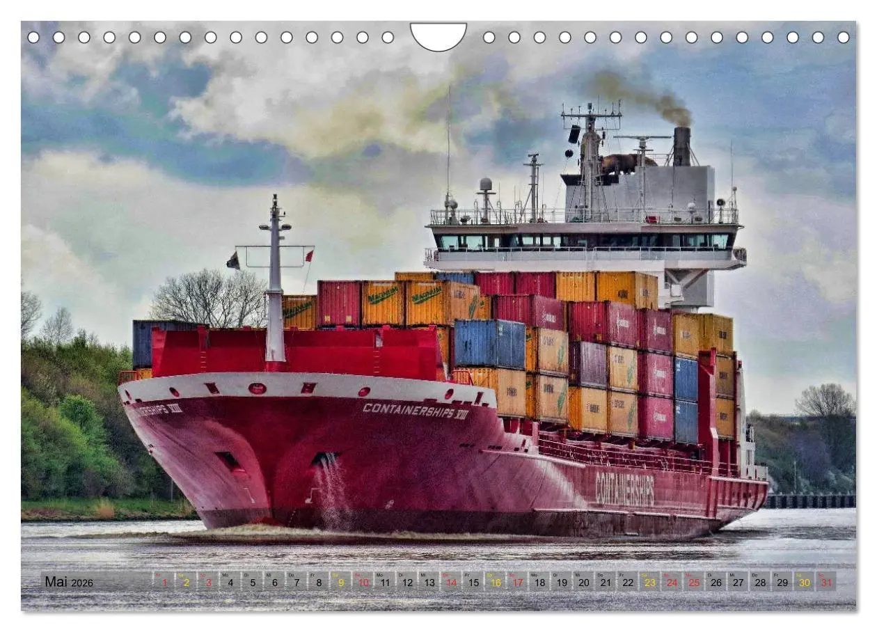 Bild: 9783516045536 | Transportschiffe Giganten der Meere (Wandkalender 2026 DIN A4...