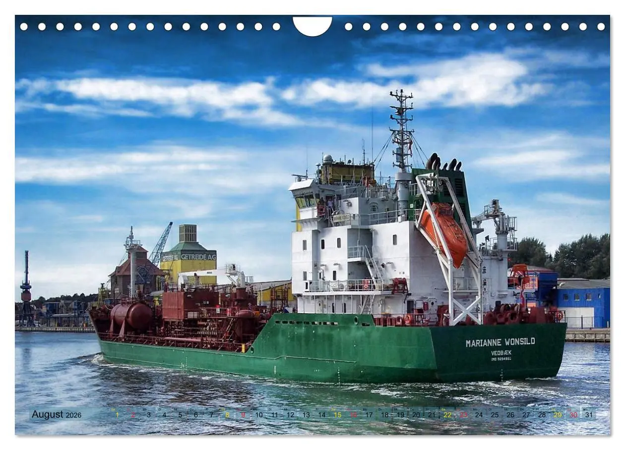 Bild: 9783516045536 | Transportschiffe Giganten der Meere (Wandkalender 2026 DIN A4...