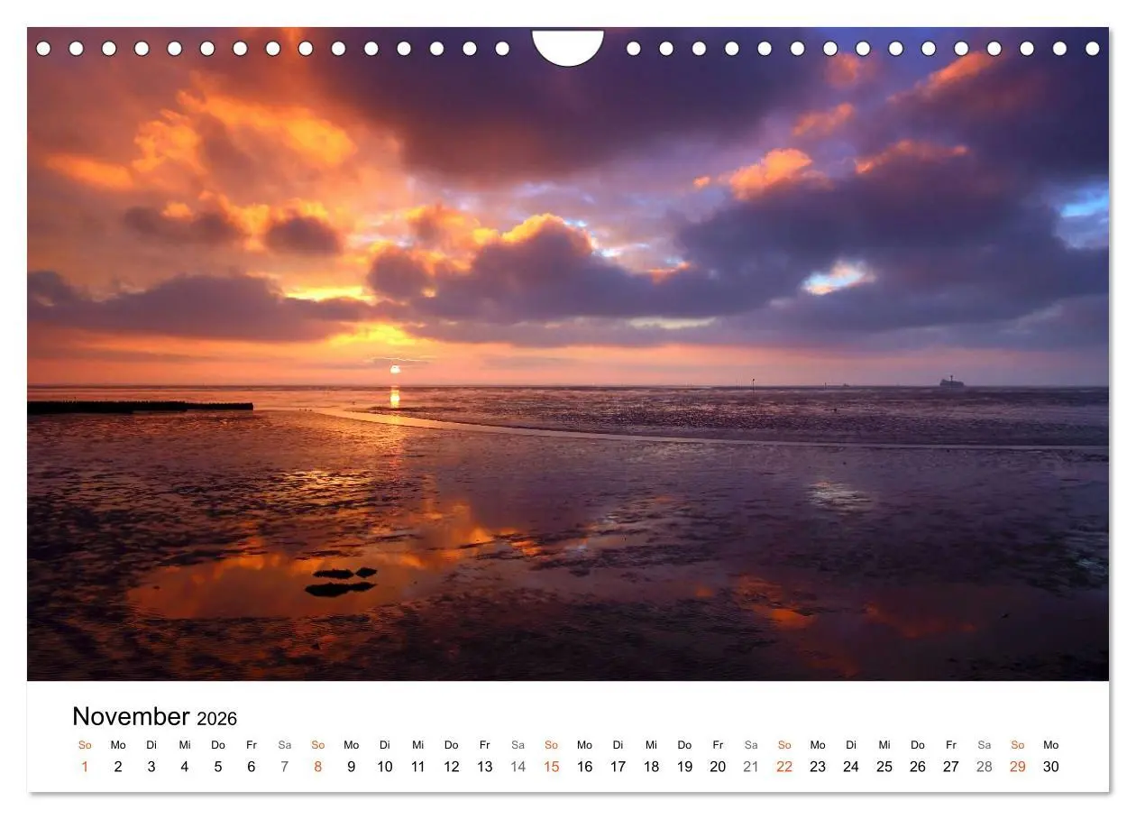 Bild: 9783516115536 | Nordseebad Wremen - Strandimpressionen (Wandkalender 2026 DIN A4...