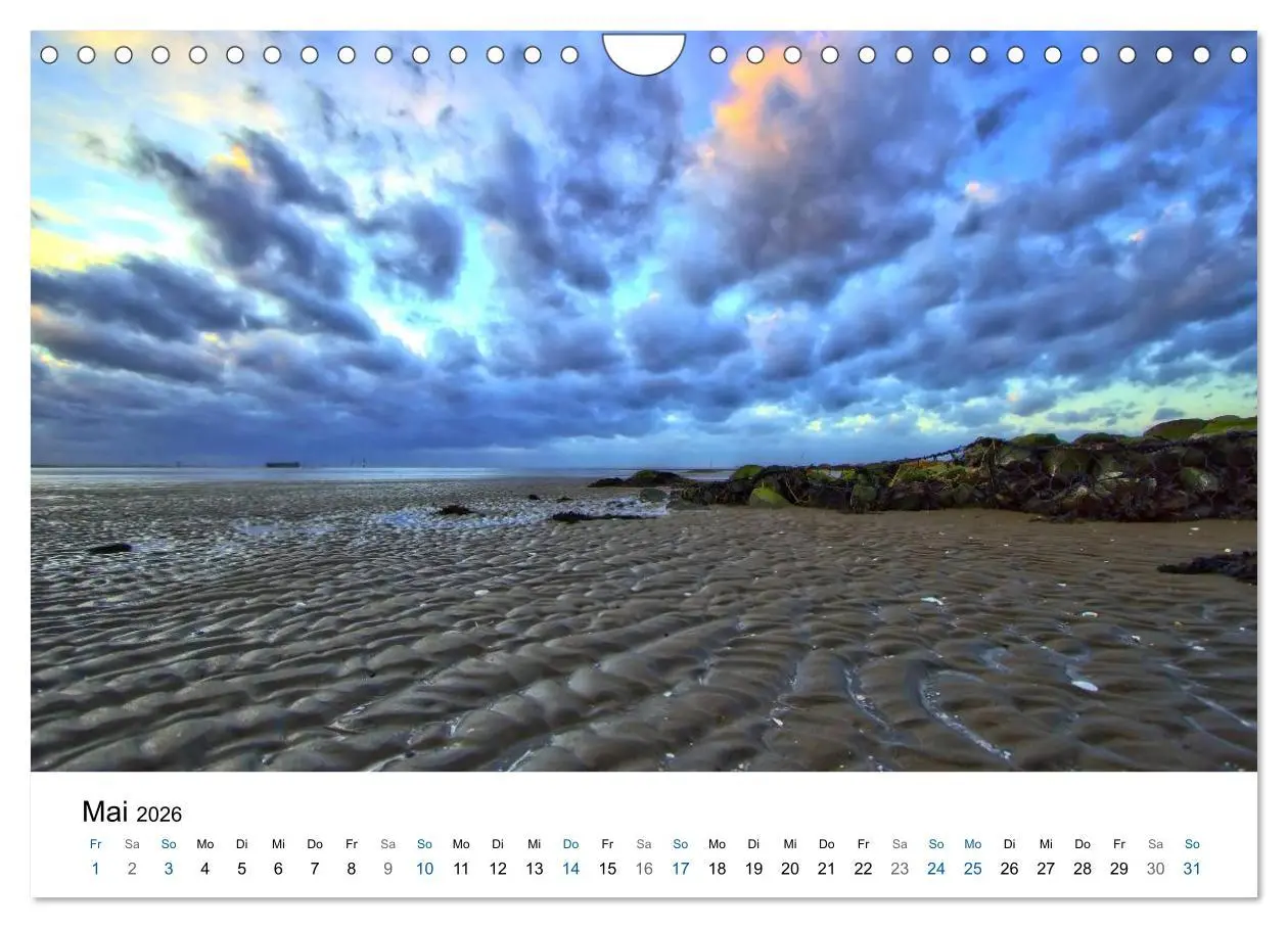 Bild: 9783516115536 | Nordseebad Wremen - Strandimpressionen (Wandkalender 2026 DIN A4...