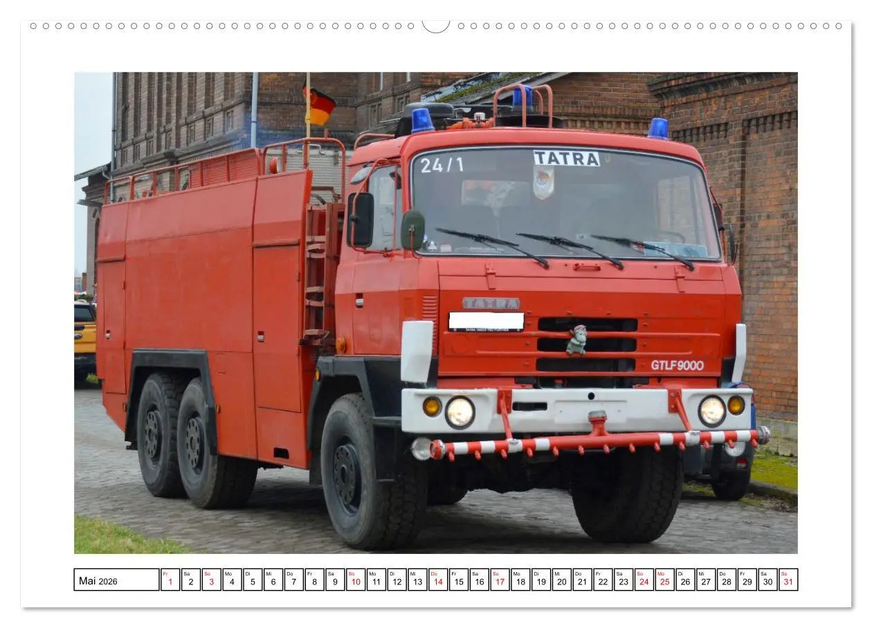 Bild: 9783516285536 | Einsatzfahrzeuge der DDR (Wandkalender 2026 DIN A2 quer), CALVENDO...