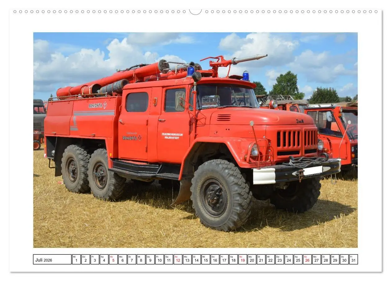 Bild: 9783516285536 | Einsatzfahrzeuge der DDR (Wandkalender 2026 DIN A2 quer), CALVENDO...