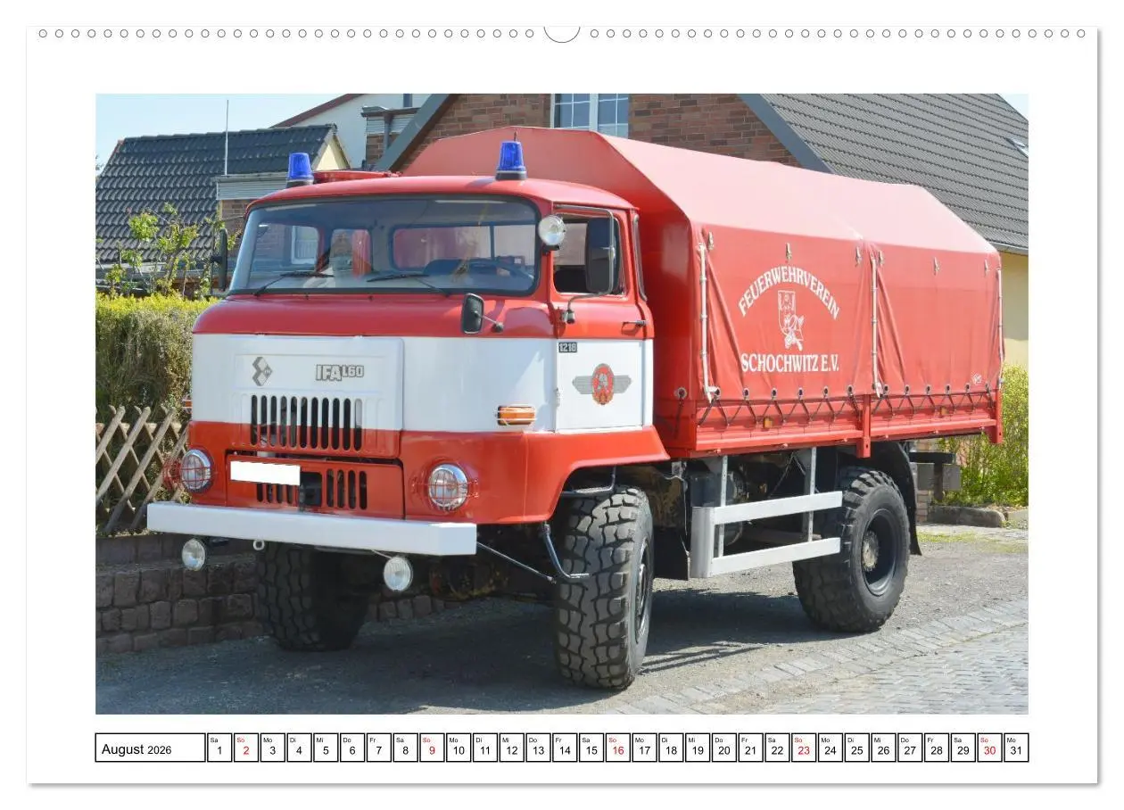 Bild: 9783516285536 | Einsatzfahrzeuge der DDR (Wandkalender 2026 DIN A2 quer), CALVENDO...