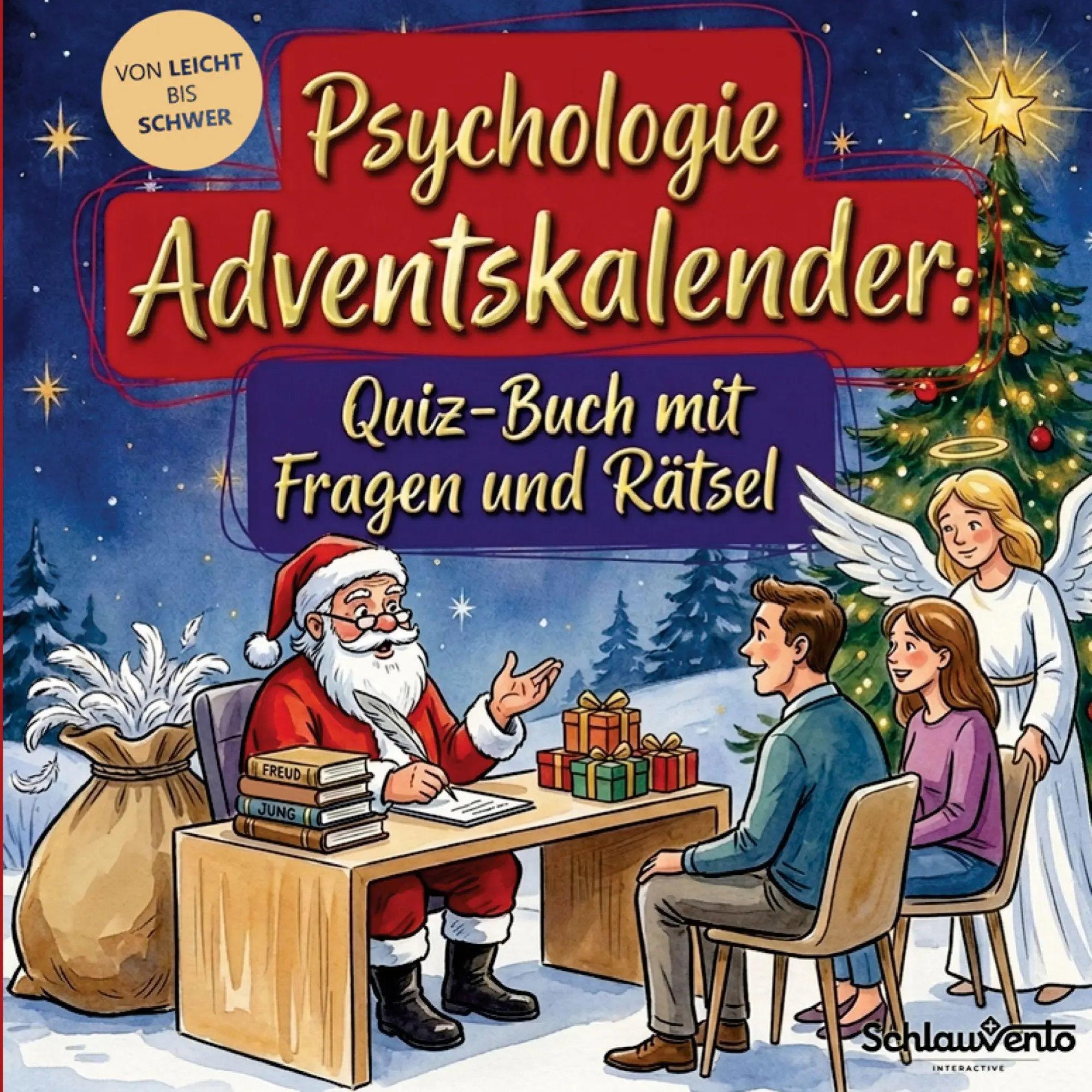 Cover: 9783693195536 | Psychologie-Adventskalender: Quiz-Buch mit Fragen und Rätsel | Buch