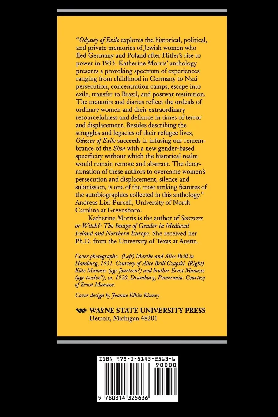 Rückseite: 9780814325636 | Odyssey of Exile | Jewish Women Flee the Nazis for Brazil | Morris