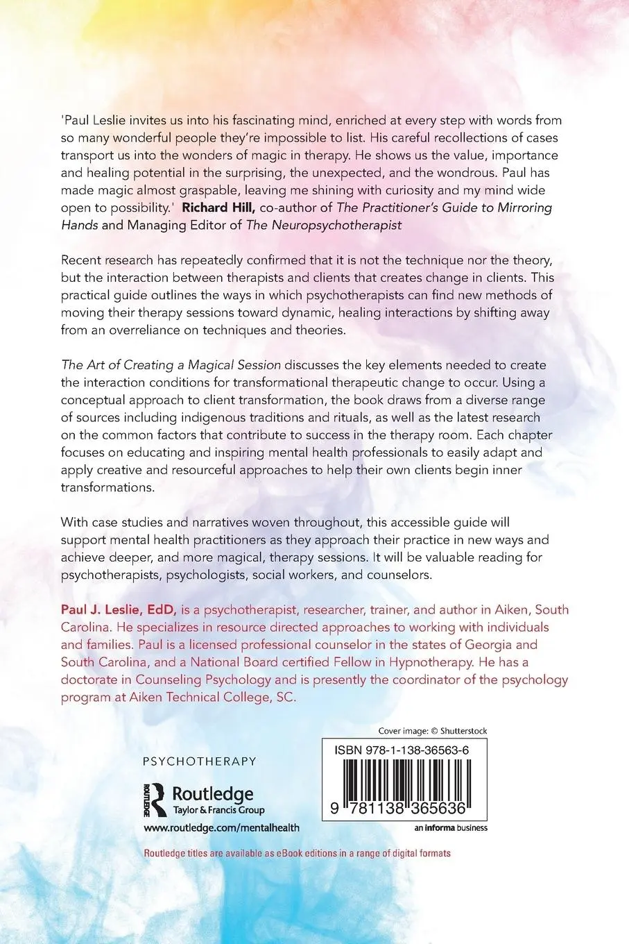 Rückseite: 9781138365636 | The Art of Creating a Magical Session | Paul J. Leslie | Taschenbuch