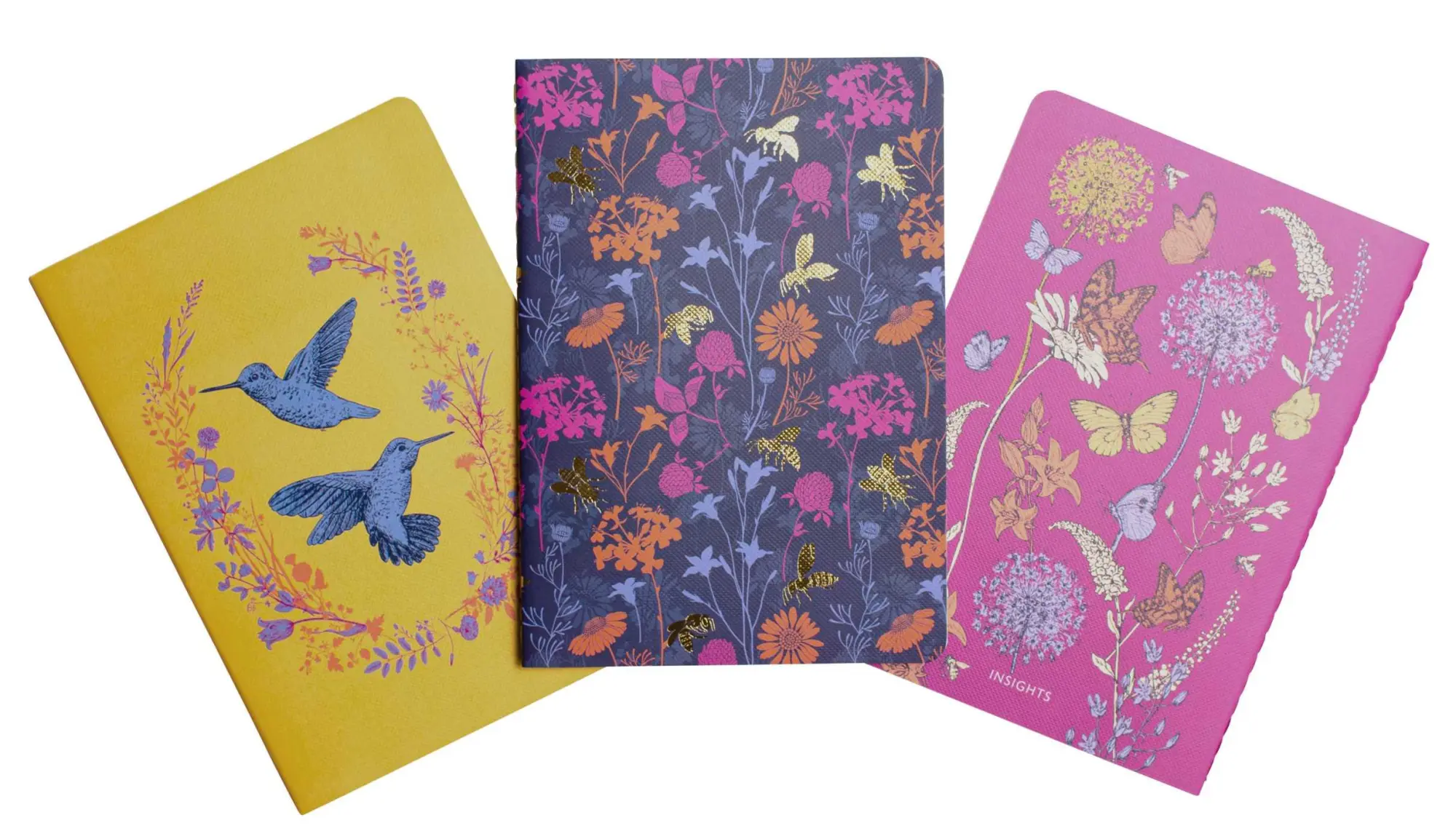 Cover: 9781647225636 | Pollinators Sewn Notebook Collection (Set of 3) | Insights | Buch