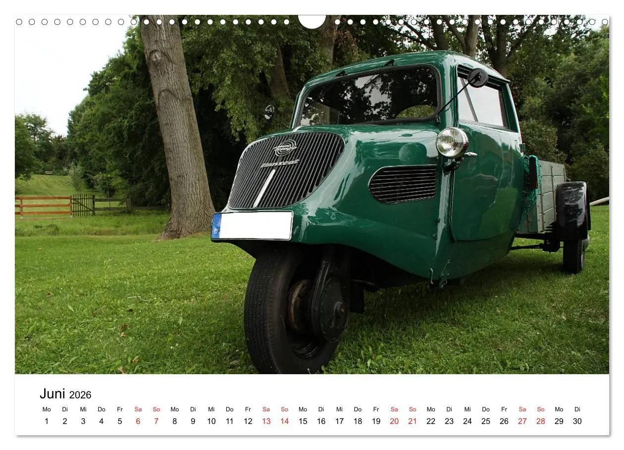 Bild: 9783516105636 | Oldtimer aller Art (Wandkalender 2026 DIN A3 quer), CALVENDO...
