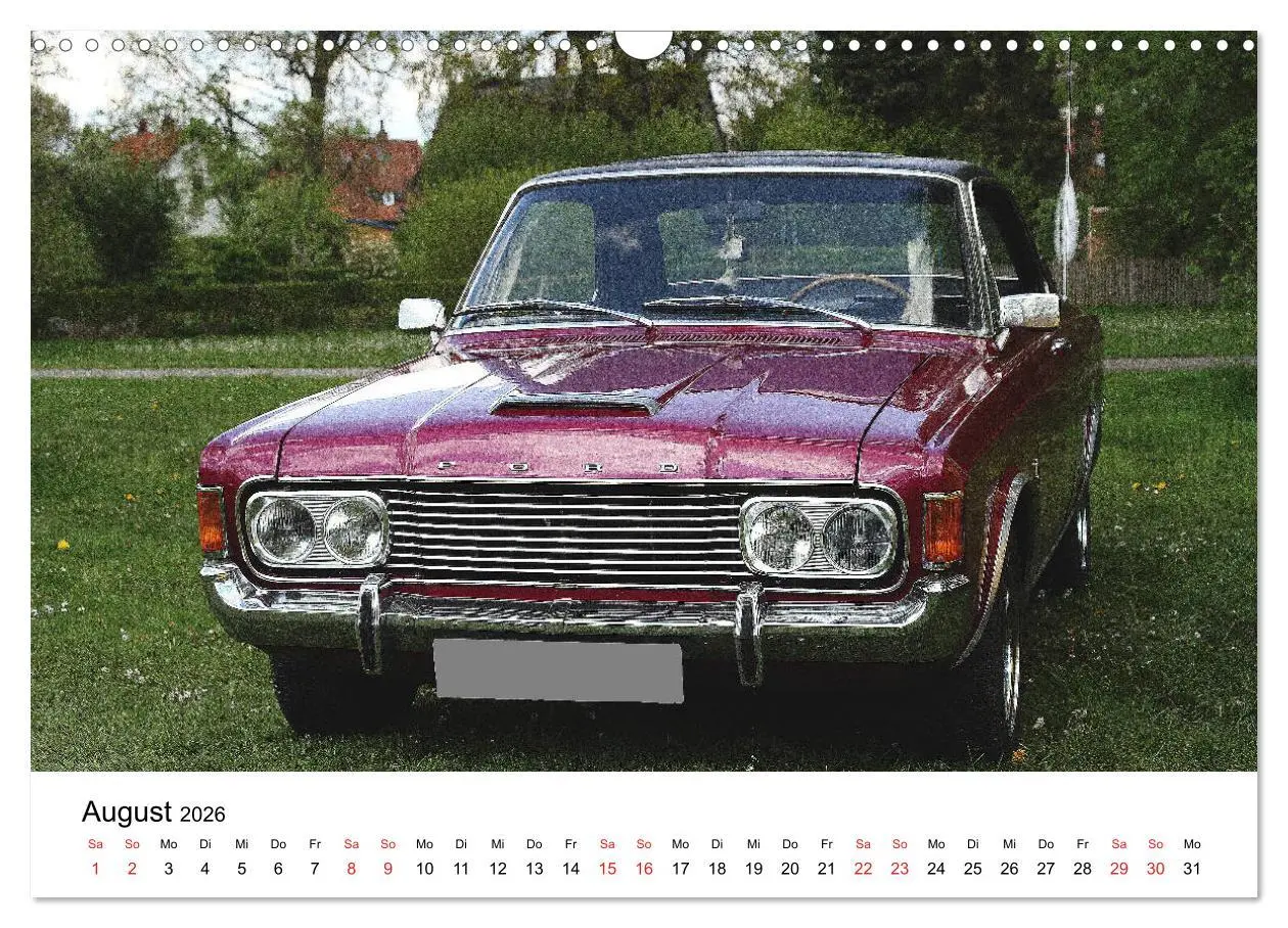 Bild: 9783516105636 | Oldtimer aller Art (Wandkalender 2026 DIN A3 quer), CALVENDO...