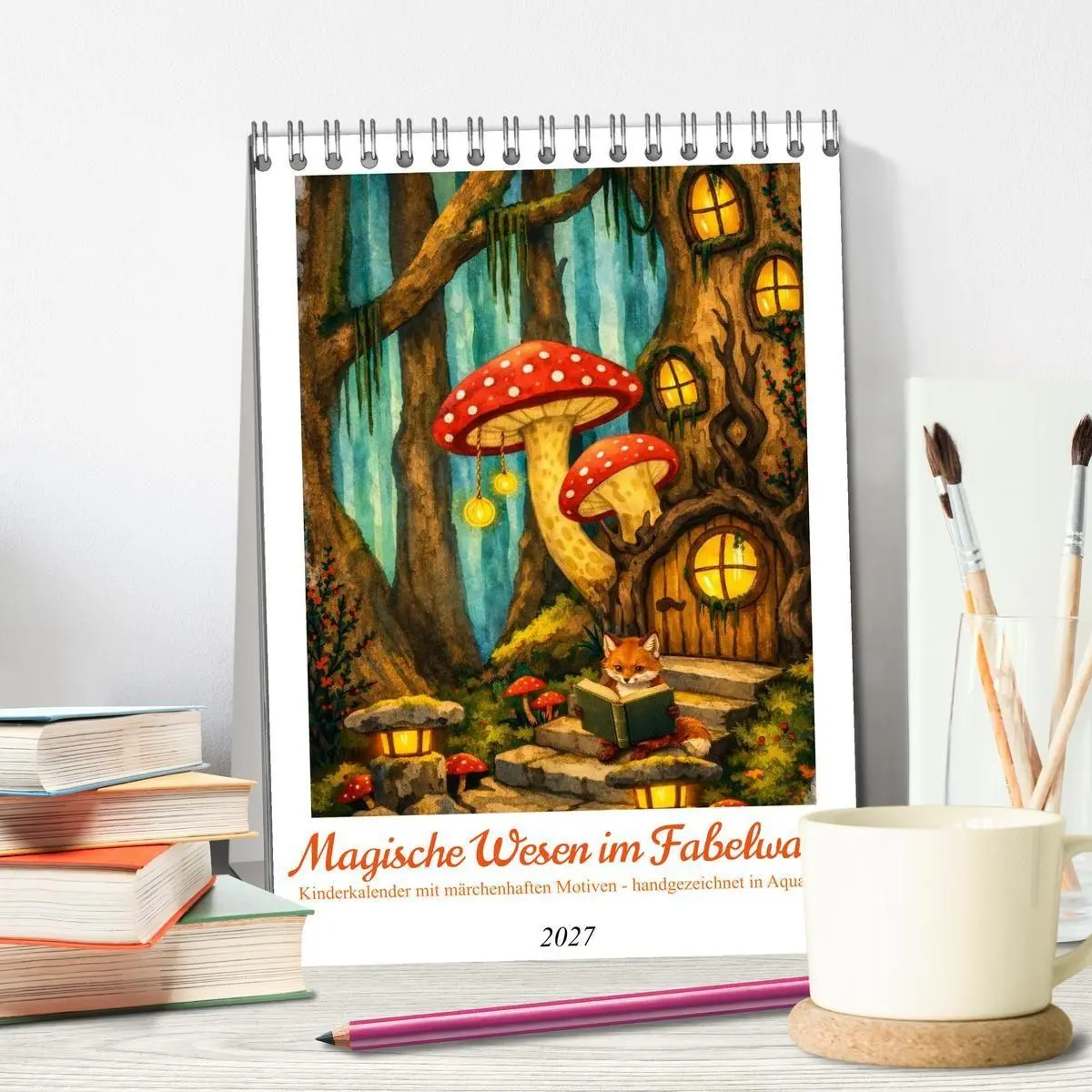 Bild: 9783569745636 | Magische Wesen im Fabelwald (Tischkalender 2027 DIN A5 hoch),...