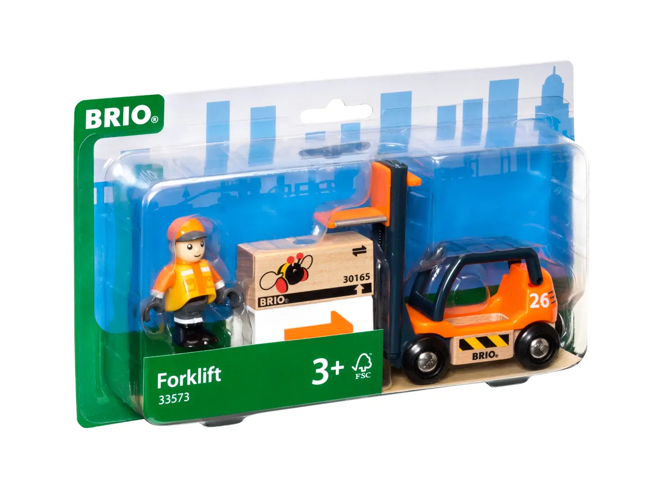 Cover: 7312350335736 | Gabelstapler | BRIO® | Spiel | Auf Blisterkarte | 63357300 | Deutsch