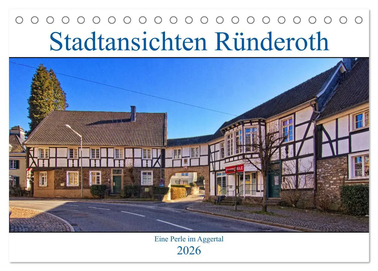 Cover: 9783457625736 | Stadtansichten Ründeroth (Tischkalender 2026 DIN A5 quer), CALVENDO...