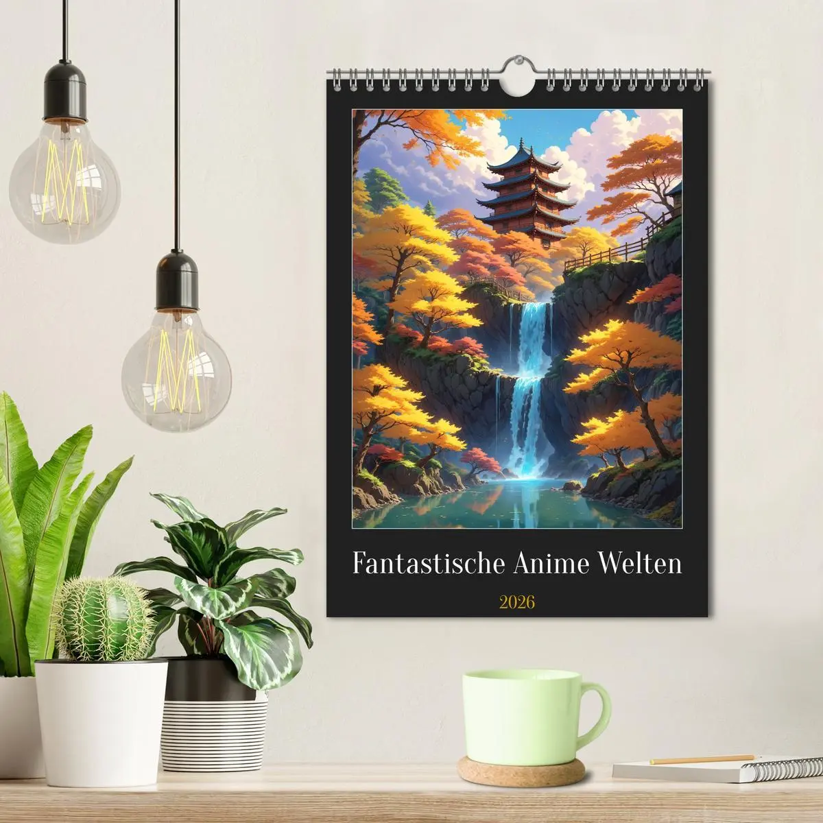 Bild: 9783516265736 | Fantastische Anime Welten (Wandkalender 2026 DIN A4 hoch), CALVENDO...