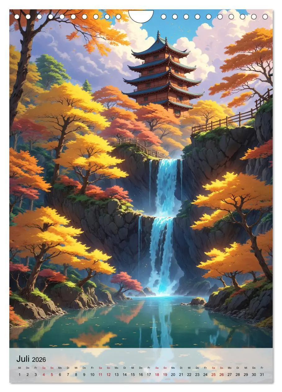 Bild: 9783516265736 | Fantastische Anime Welten (Wandkalender 2026 DIN A4 hoch), CALVENDO...