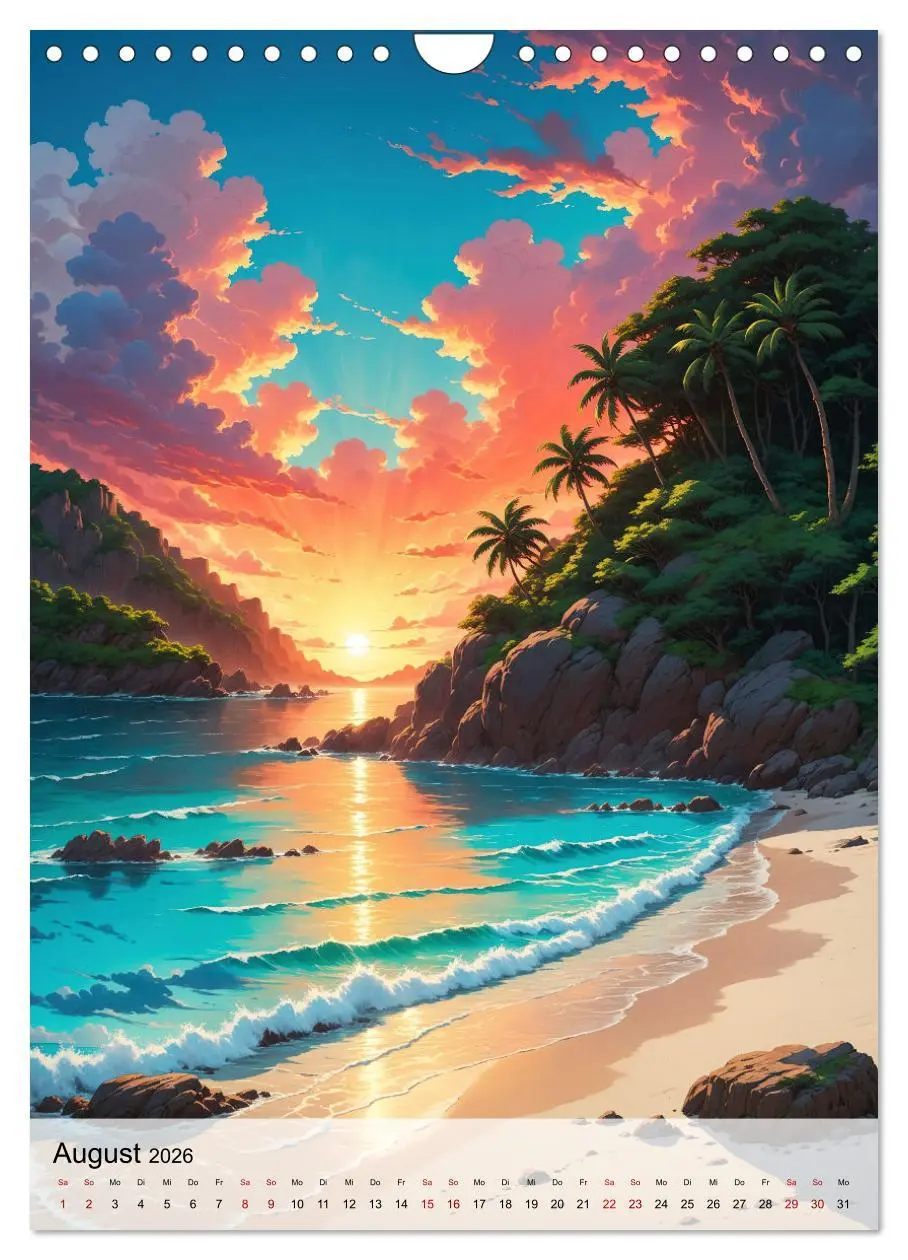 Bild: 9783516265736 | Fantastische Anime Welten (Wandkalender 2026 DIN A4 hoch), CALVENDO...