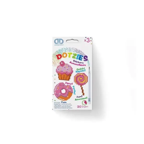 Cover: 4897073245836 | Dotzies by Diamond Dotz Sticker Süßigkeiten | Kit (Bastelset) | 2024