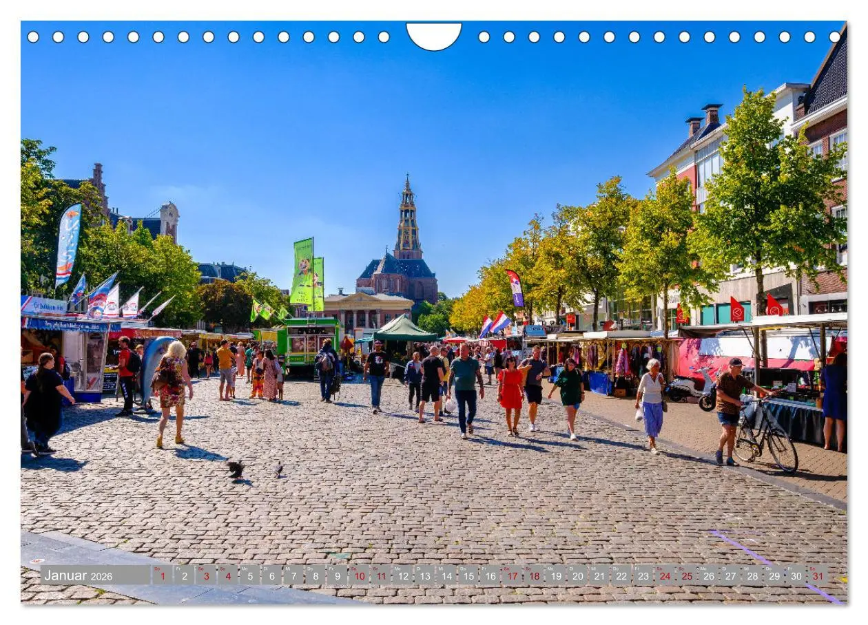 Bild: 9783457545836 | Ein Blick auf Groningen (Wandkalender 2026 DIN A4 quer), CALVENDO...