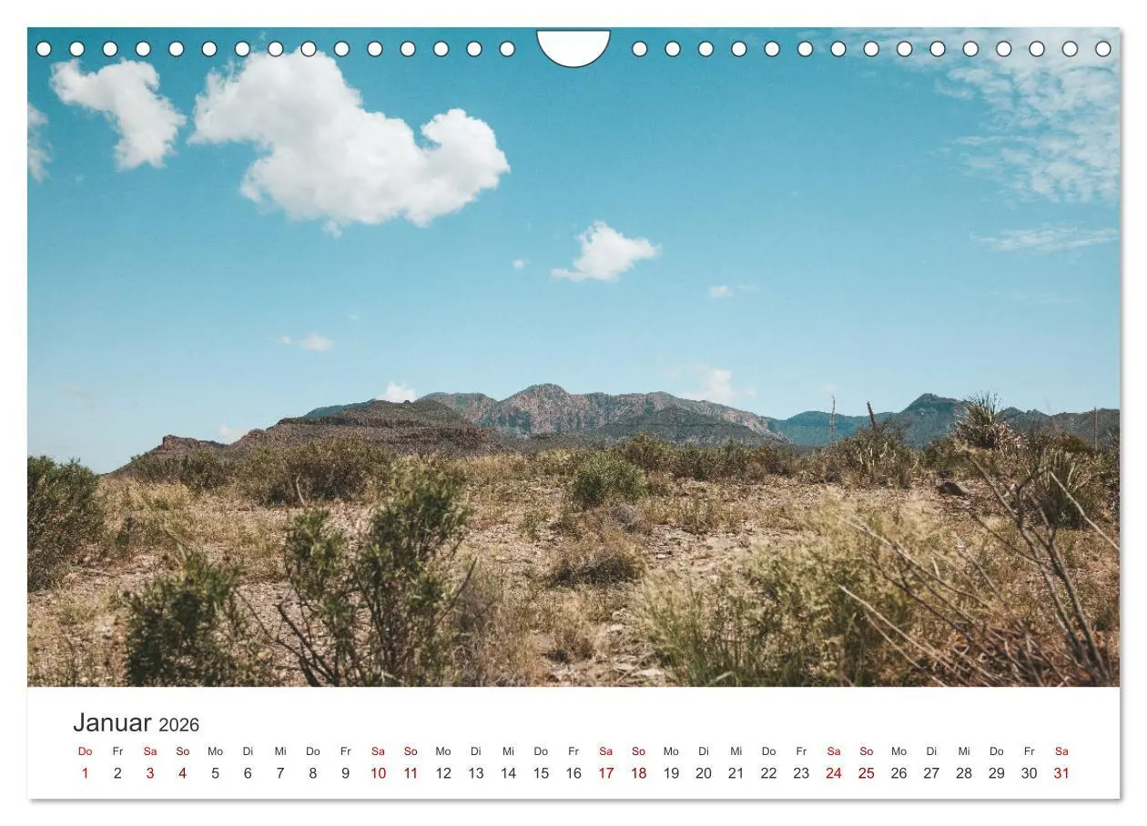 Bild: 9783457615836 | Texas - The Lone Star State (Wandkalender 2026 DIN A4 quer),...