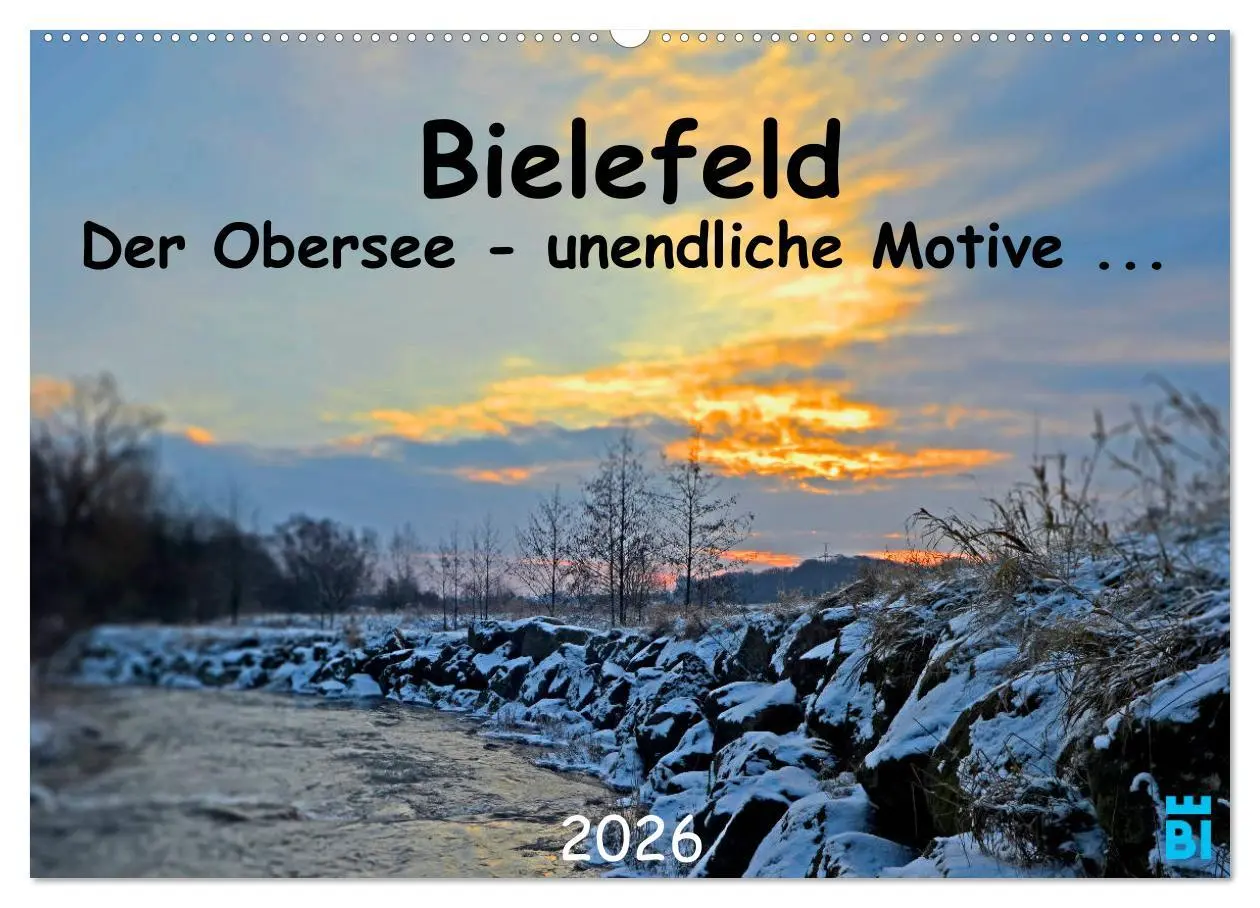Cover: 9783457785836 | Bielefeld - Der Obersee - unendliche Motive... (Wandkalender 2026...
