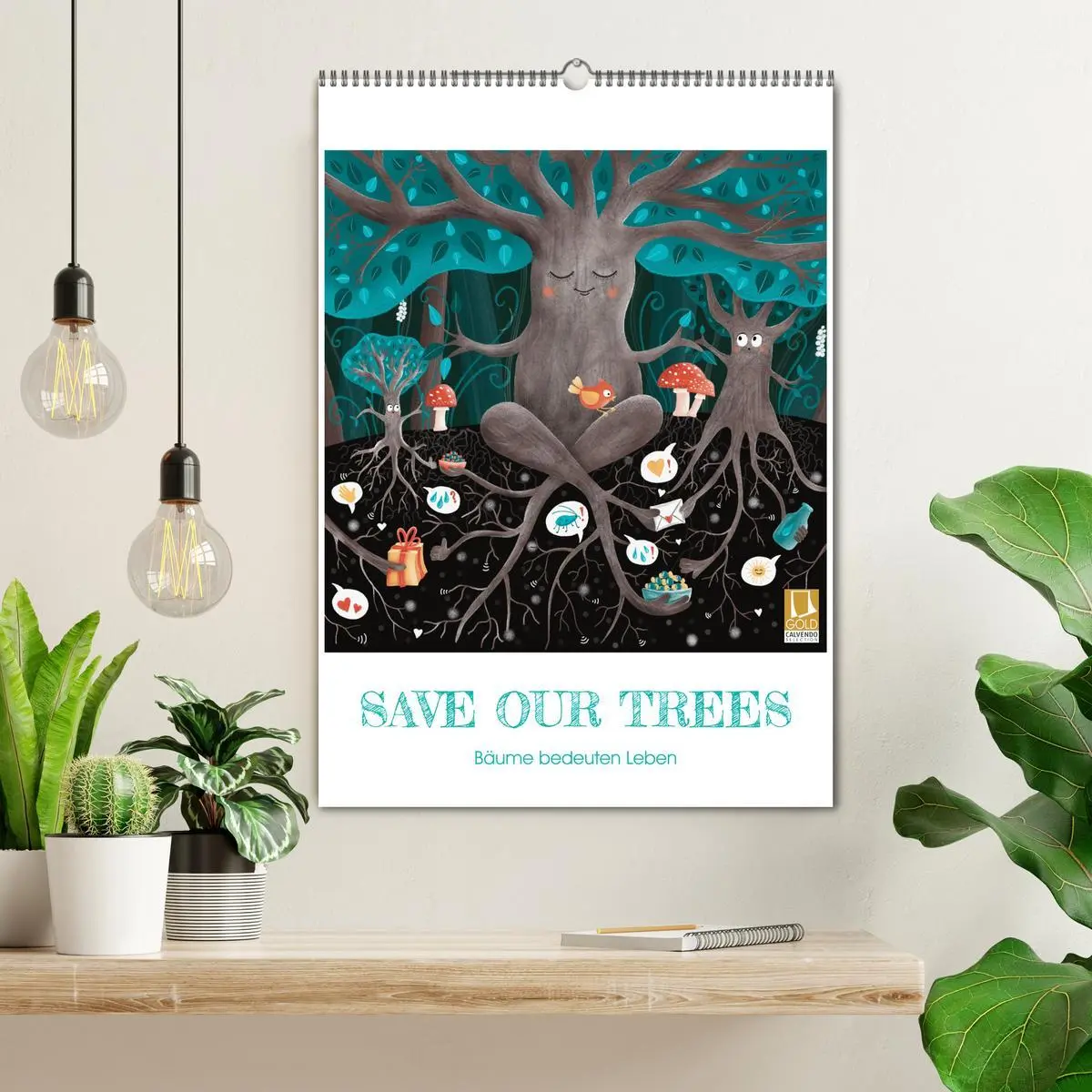Bild: 9783516325836 | SAVE OUR TREES - Bäume bedeuten Leben (Wandkalender 2026 DIN A2...