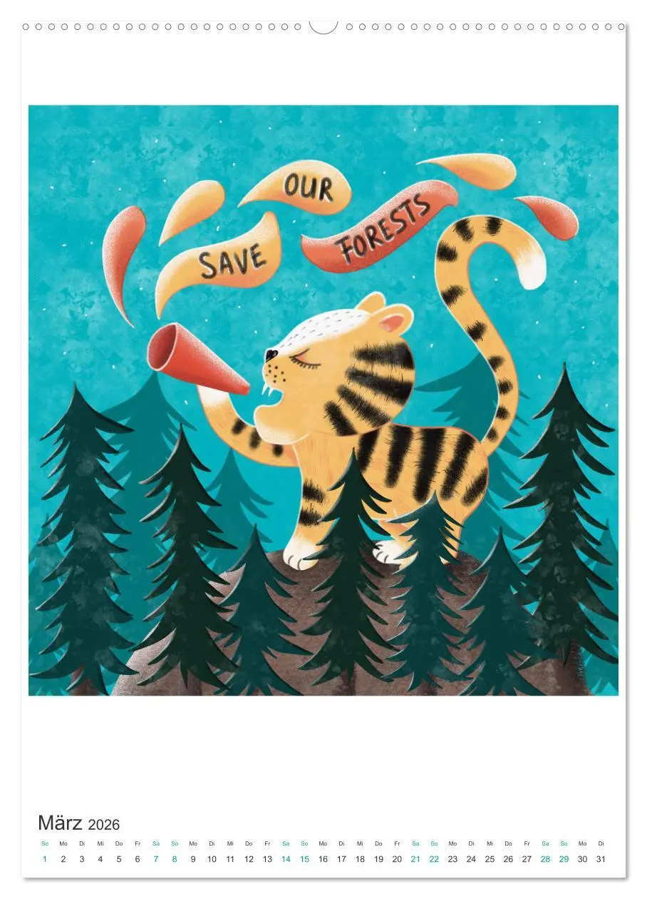 Bild: 9783516325836 | SAVE OUR TREES - Bäume bedeuten Leben (Wandkalender 2026 DIN A2...
