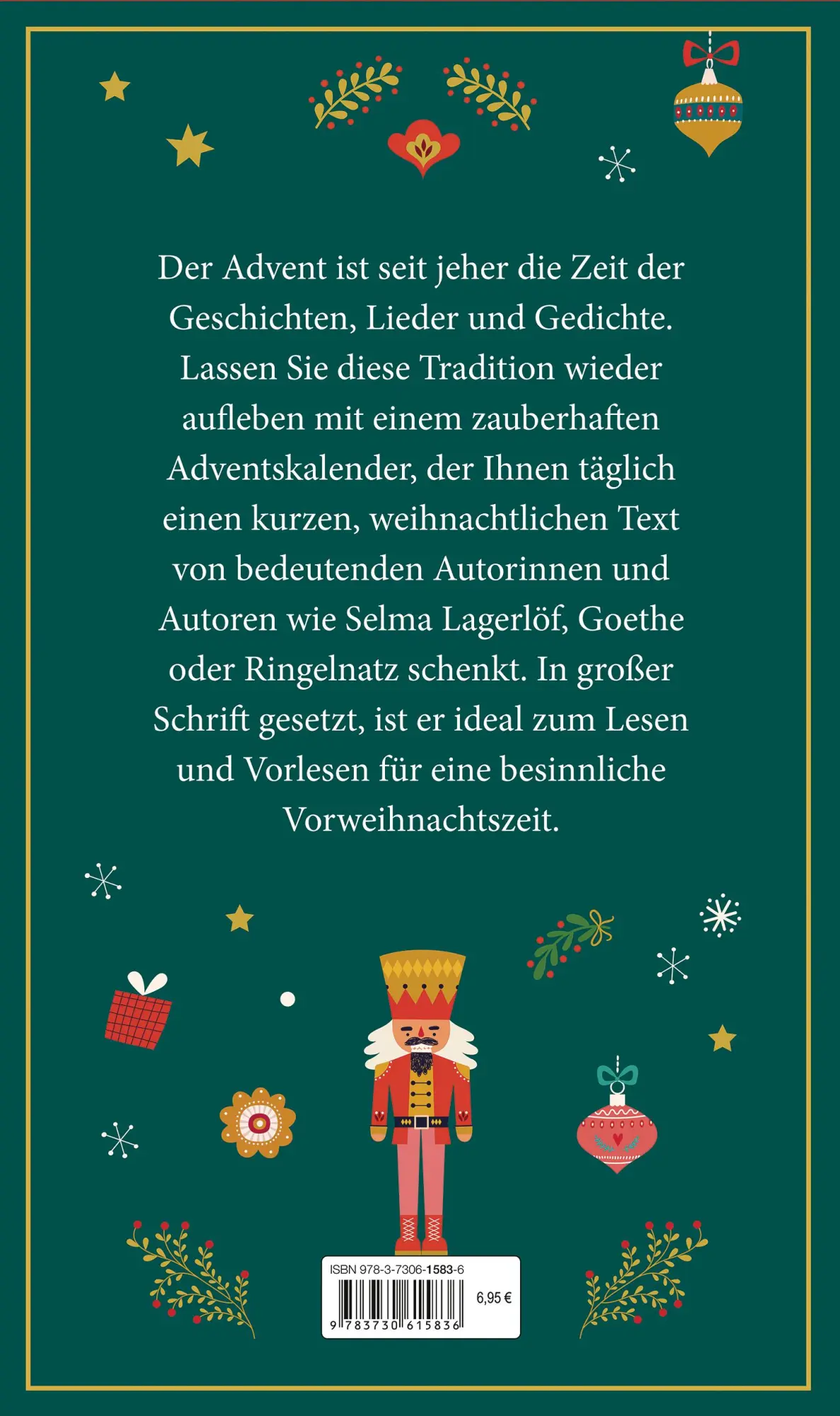 Bild: 9783730615836 | Der literarische Adventskalender. Großdruck. 24 weihnachtliche...