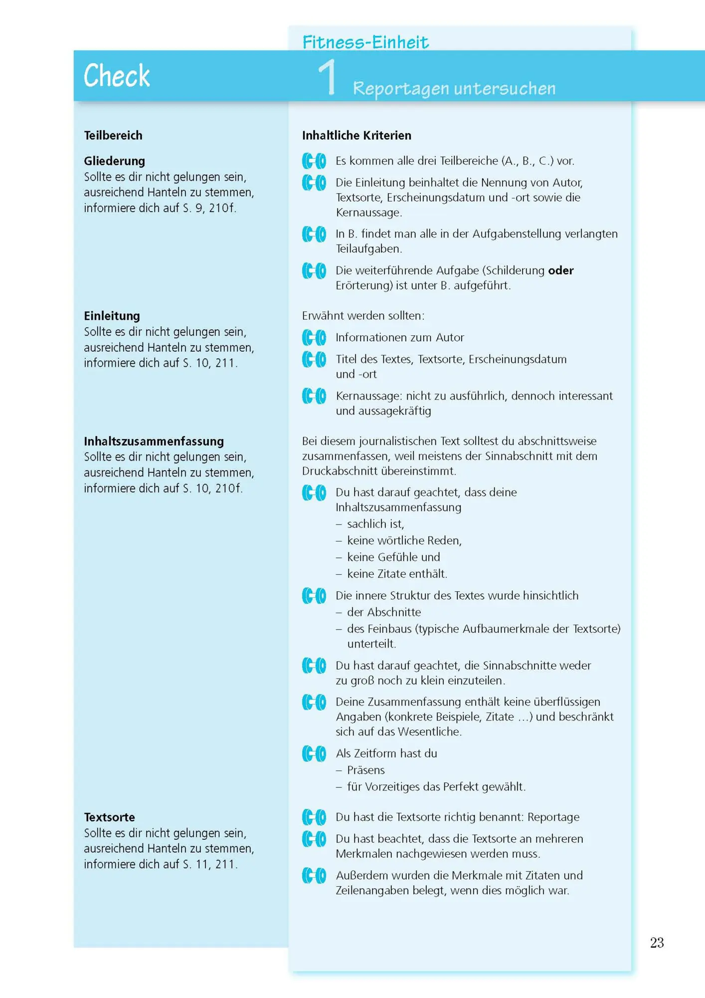 Bild: 9783804415836 | Texte analysieren und verfassen: Reportagen, Kommentare, Glossen,...