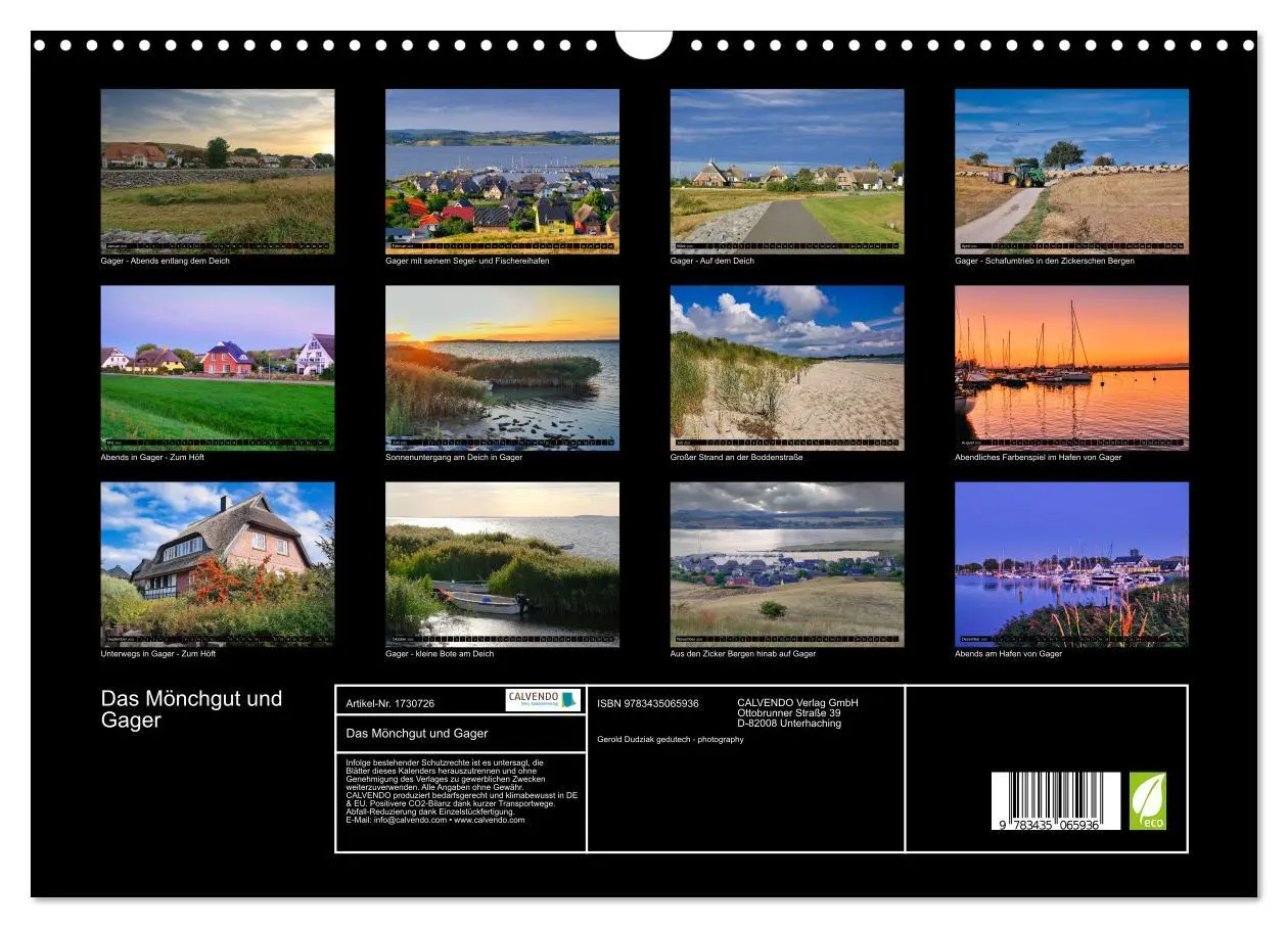 Bild: 9783435065936 | Das Mönchgut und Gager (Wandkalender 2025 DIN A3 quer), CALVENDO...