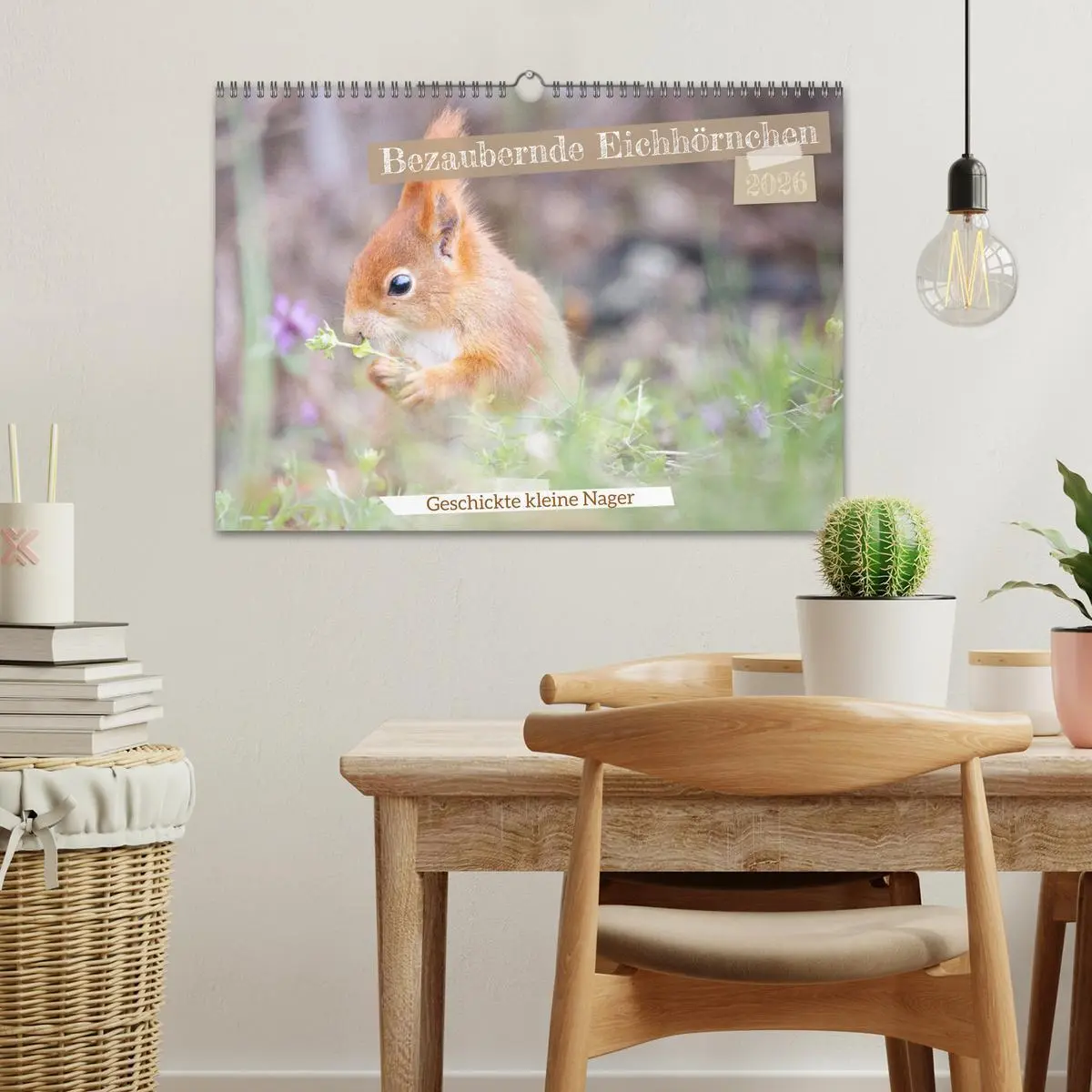 Bild: 9783457395936 | Bezaubernde Eichhörnchen (Wandkalender 2026 DIN A3 quer), CALVENDO...