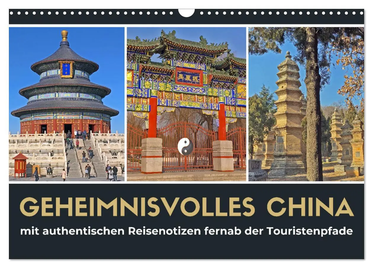 Cover: 9783457775936 | Geheimnisvolles China 2026 (Wandkalender 2026 DIN A3 quer),...