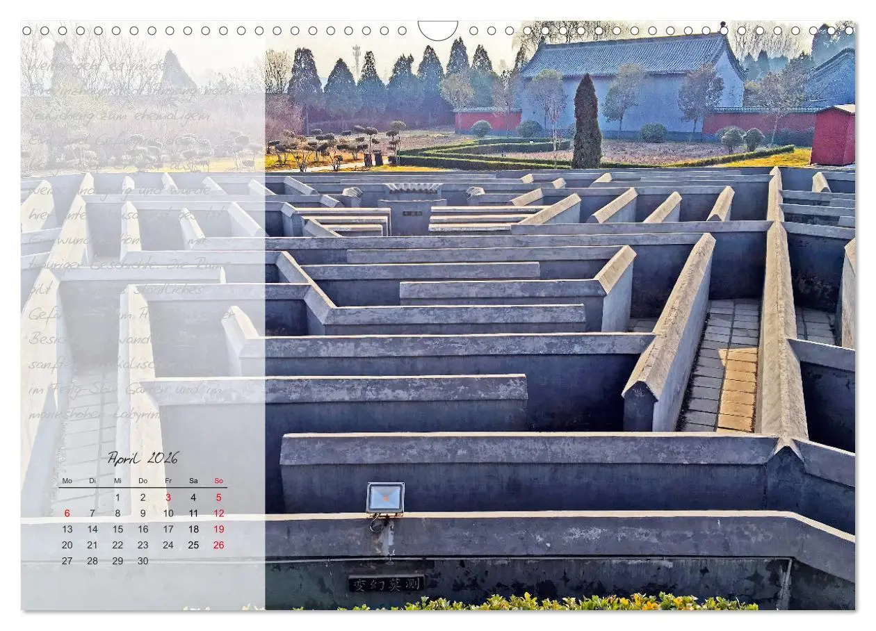 Bild: 9783457775936 | Geheimnisvolles China 2026 (Wandkalender 2026 DIN A3 quer),...