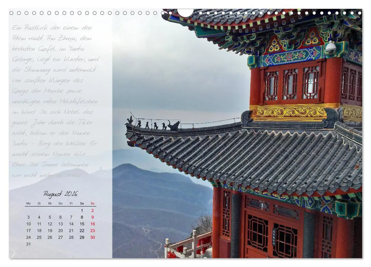 Bild: 9783457775936 | Geheimnisvolles China 2026 (Wandkalender 2026 DIN A3 quer),...