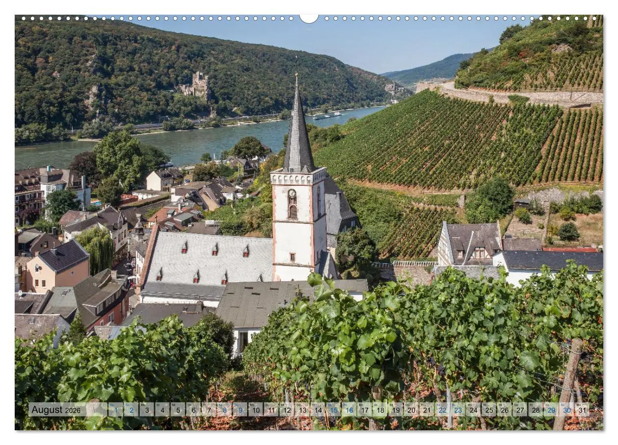 Bild: 9783457915936 | Romantisches Rheintal (Wandkalender 2026 DIN A2 quer), CALVENDO...