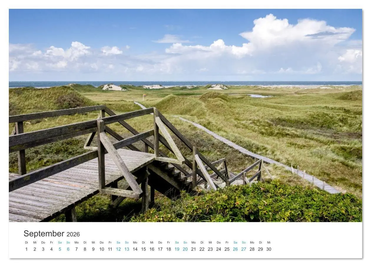 Bild: 9783516625936 | Amrum: Natur und Freiheit (Wandkalender 2026 DIN A2 quer), CALVENDO...
