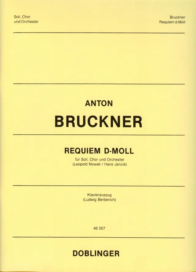 Cover: 9790012145936 | Requiem D | Für Soli, Chor, Orchester und Orgel | Anton Bruckner