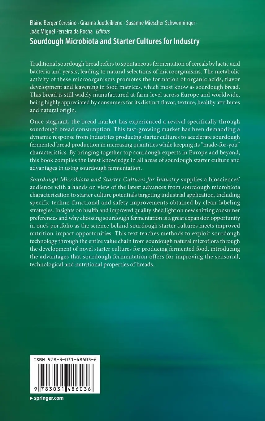 Rückseite: 9783031486036 | Sourdough Microbiota and Starter Cultures for Industry | Buch | viii