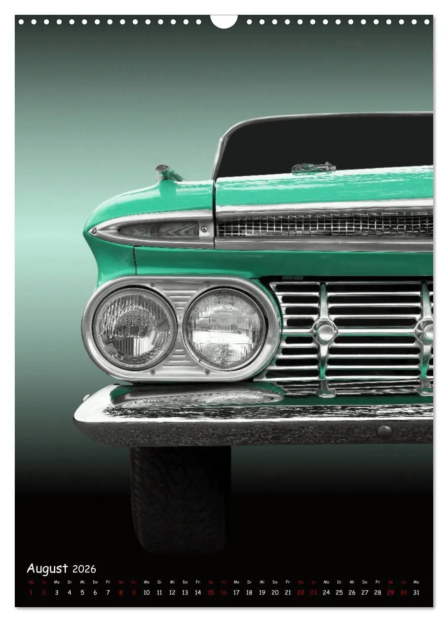 Bild: 9783516376036 | Faszination US Klassiker 1955 bis 1967 (Wandkalender 2026 DIN A3...