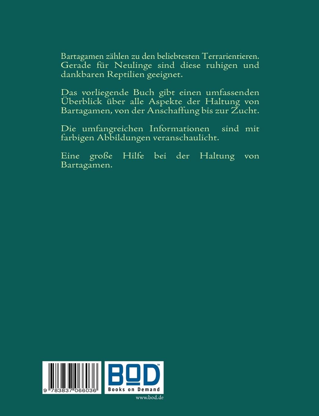 Rückseite: 9783837066036 | Bartagamen-Haltung | Ein Handbuch | David Borchert | Taschenbuch