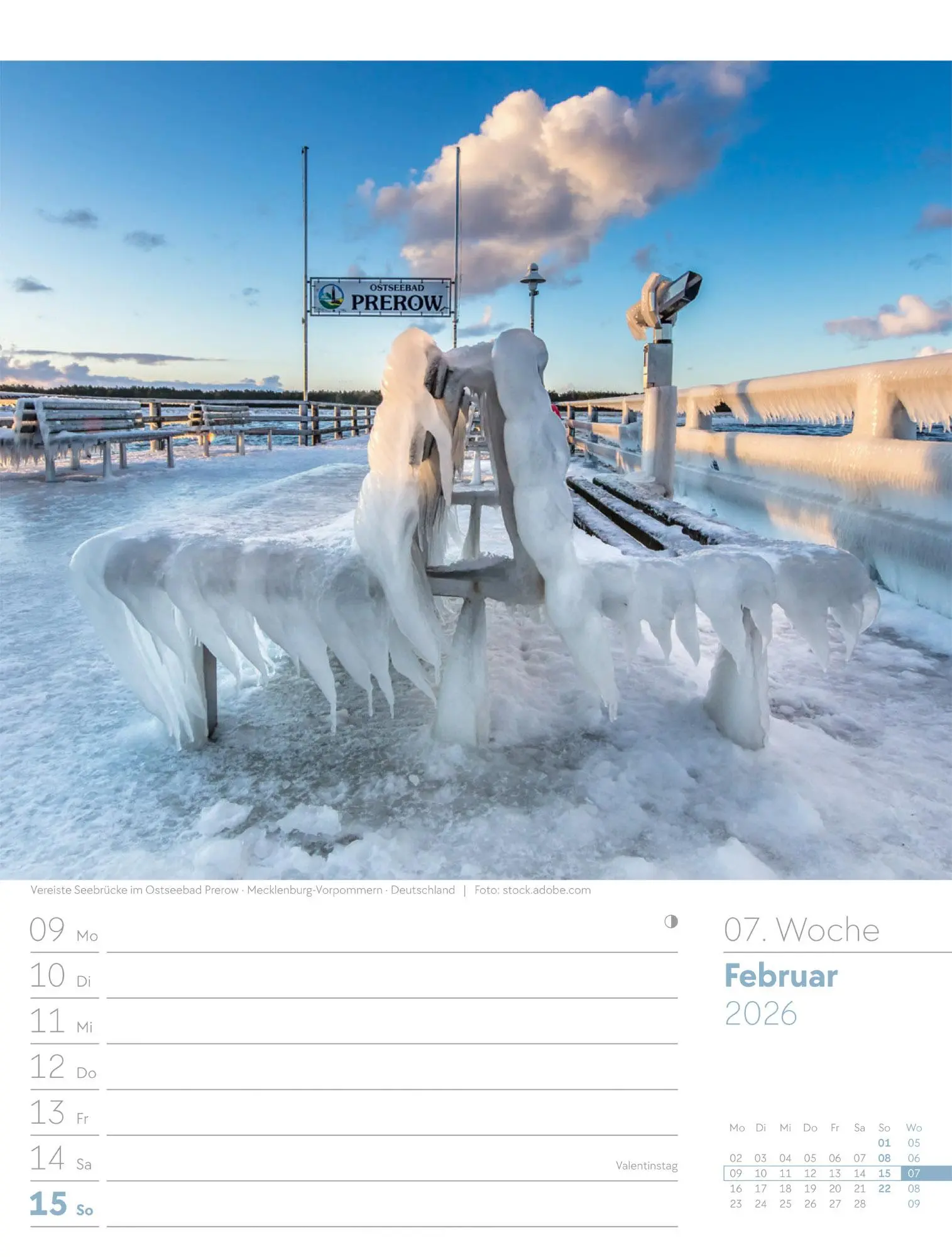 Bild: 9783838436036 | Am Meer - Wochenplaner Kalender 2026 | Ackermann Kunstverlag GmbH