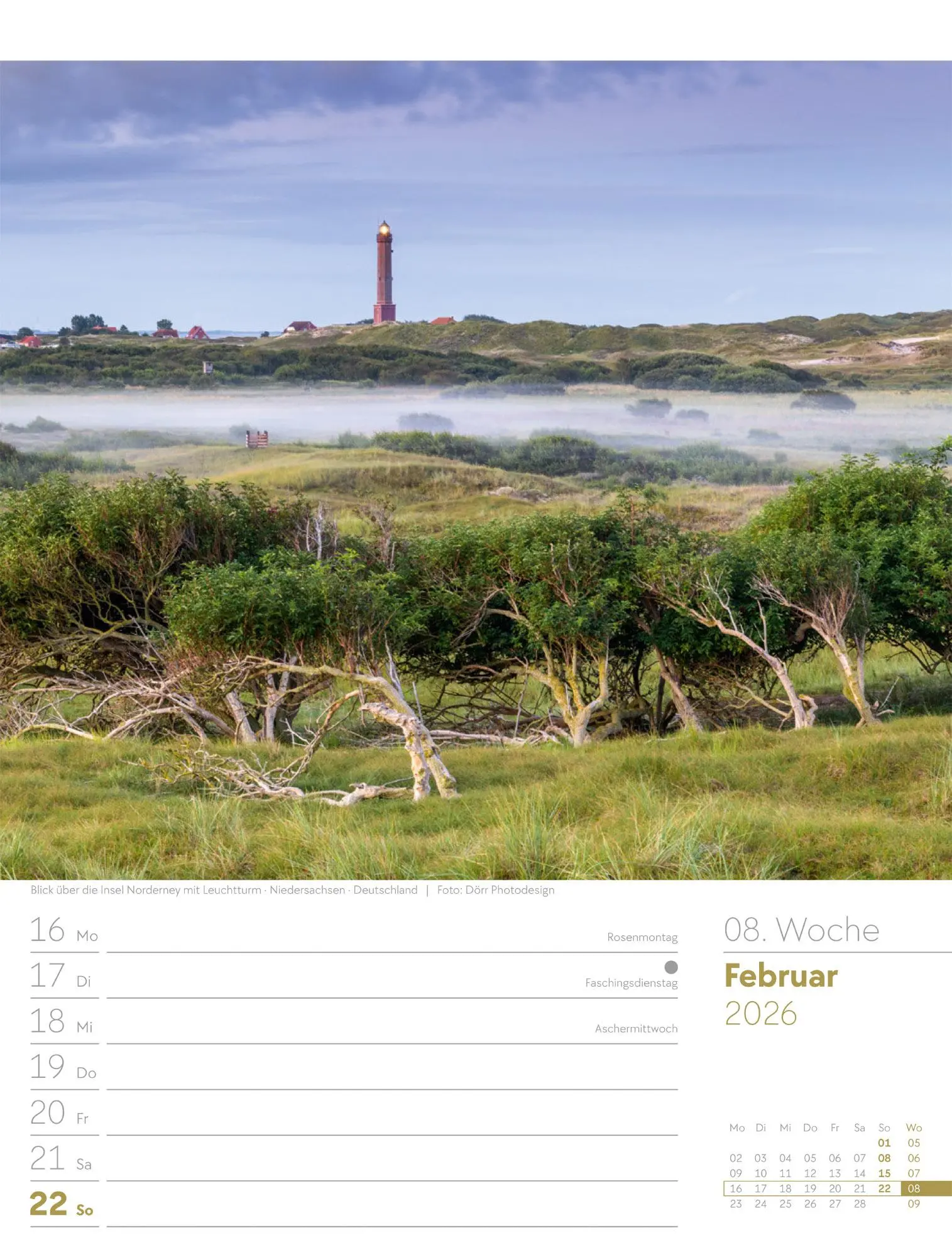 Bild: 9783838436036 | Am Meer - Wochenplaner Kalender 2026 | Ackermann Kunstverlag GmbH