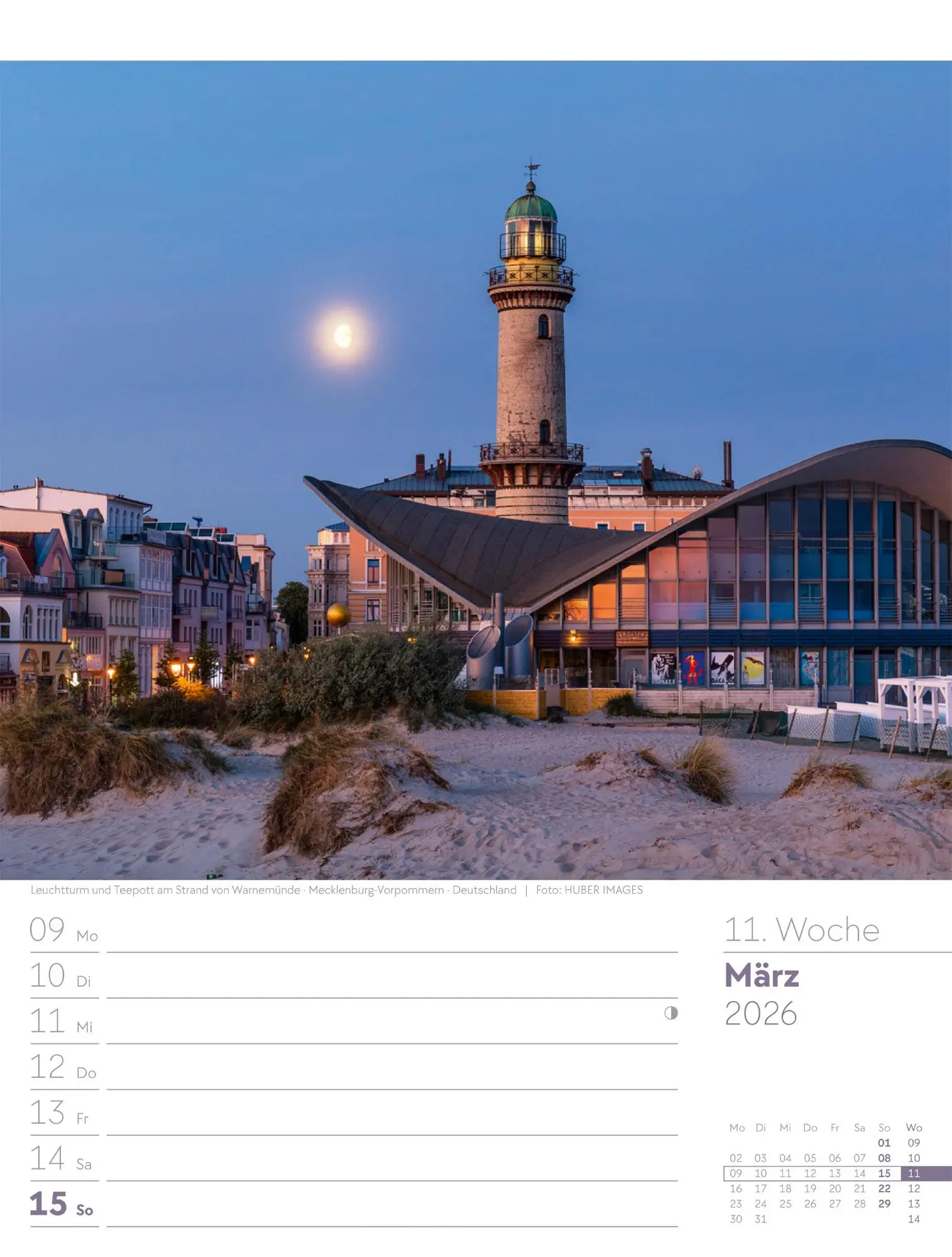Bild: 9783838436036 | Am Meer - Wochenplaner Kalender 2026 | Ackermann Kunstverlag GmbH