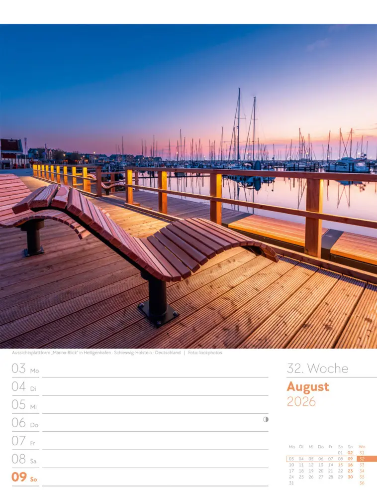 Bild: 9783838436036 | Am Meer Wochenplaner Kalender 2026 | Ackermann Kunstverlag GmbH | 2026
