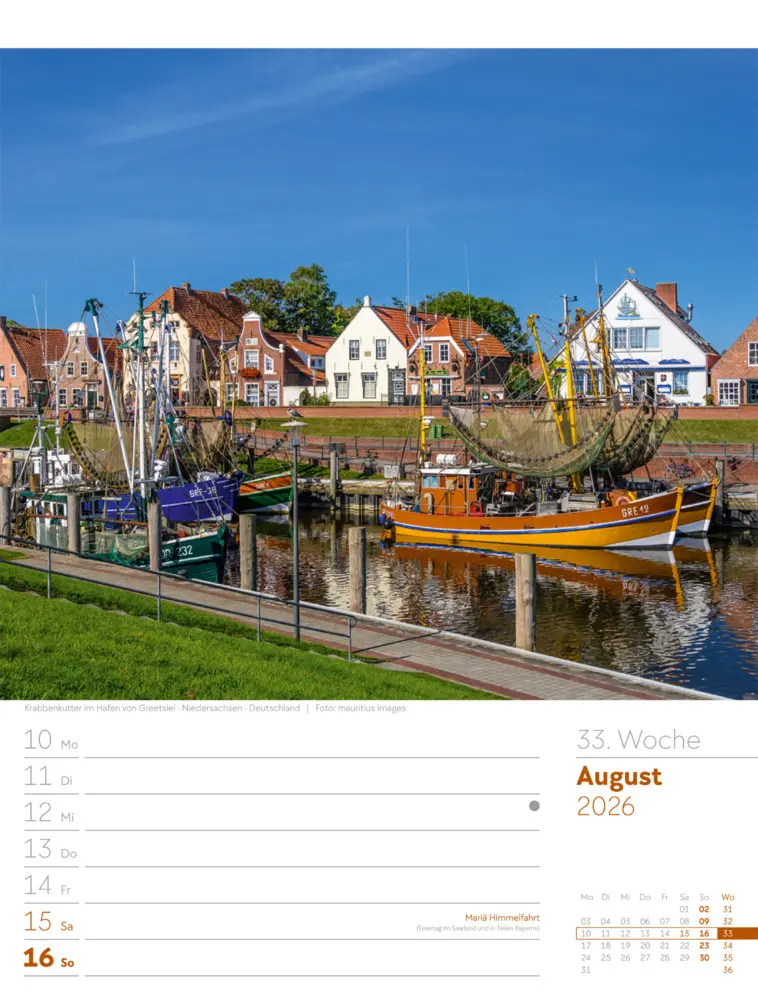 Bild: 9783838436036 | Am Meer Wochenplaner Kalender 2026 | Ackermann Kunstverlag GmbH | 2026